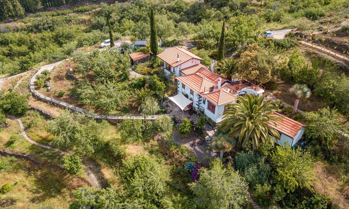 Las Tricias House | Absolute Ruhe und Alleinlage Über den Wolken, 30.000m²altkanarischesweingut,pool