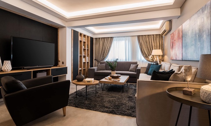 Koukaki Apartment | Acropolis Luxury Living ,Next to Metro Station, 2 Bedrooms, 2 Bathrooms.
