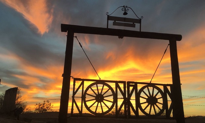 Wonder Valley House | Adobe in the Rancho 1930s Palm Trees