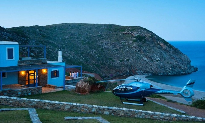 Andros Villa | Aegea Blue Cycladic Resort | Grand Blue Villa with Sea View | Zorkos