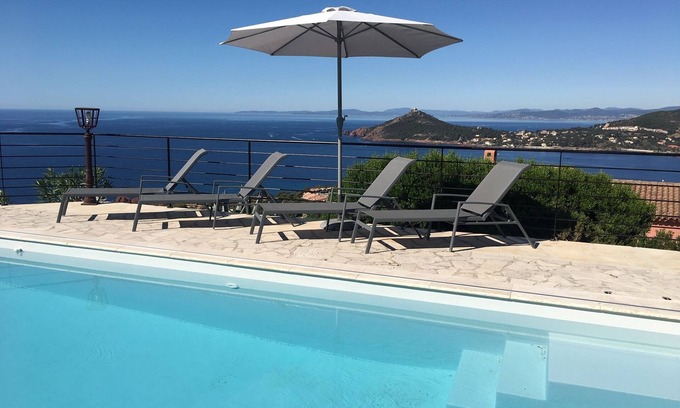 Antheor Villa | AGAY - Charming villa with heated swimming pool and exceptional sea view