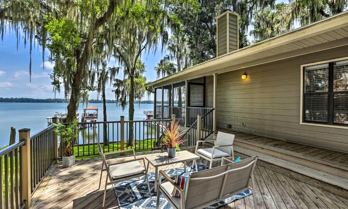 Madison House | All Decked Out Home on Cherry Lake with Dock!