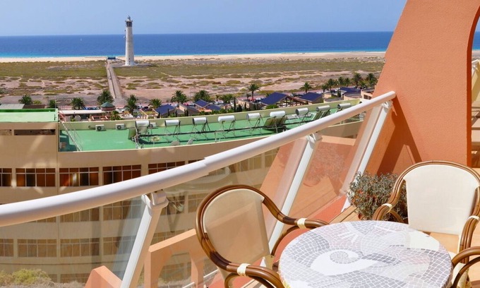 Solana del Matorral Apartment | Amazing, modern, great apartment in Morro Jable with stunning ocean views & WiFi