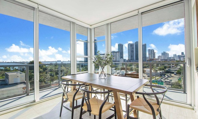 Northeast Miami Condo | Amazing Ocean Views 2/2 Condo, Best Location