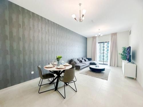 Dubai Apartment | Amazing Pool View 1 Bedroom in Tulip Oasis 9 at Majan