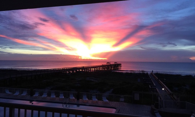 Fernandina Beach Condo | Amelia by the Sea/Oceanfront View with Private fishing Pier on Amelia Island