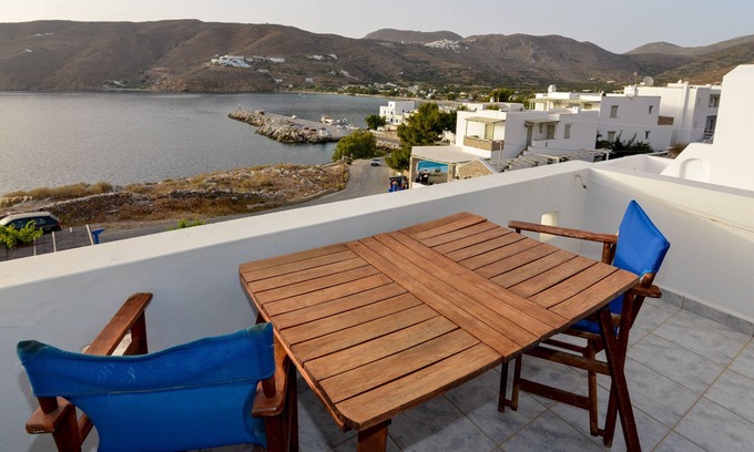Aegiali Apartment | Amorgos Sunset, sea view studio next to the beach
