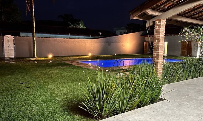 Sao Lourenco House | Ampla Casa Prox Riviera c Piscina e Churrasqueira