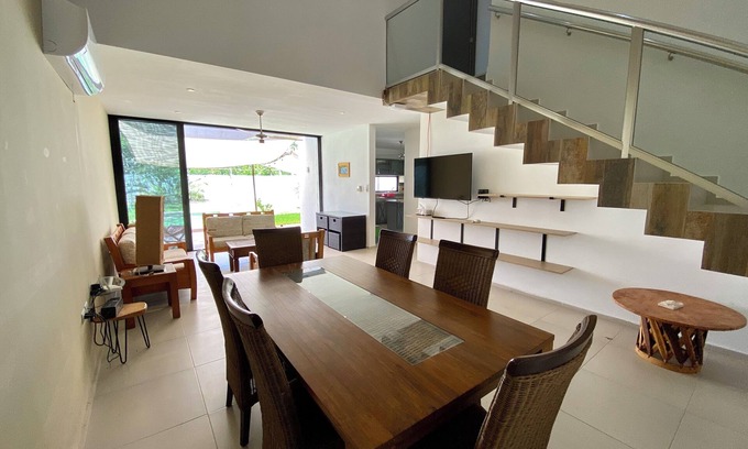 Merida Municipality House | Amplia Casa Amuebleba & Equipada, Piscina y Jardin Amplio