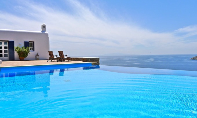 Elia Villa | An Elegant Beachfront Luxury Retreat with Pool, Jacuzzi, 8 bedrooms