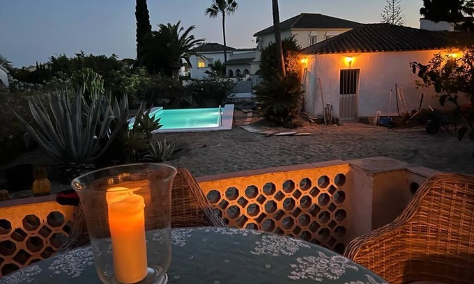 Urbanizacion Marbessa House | Andalusian vacation home with pool 4x8m, 4 beds, 400m from the beach + restaurants