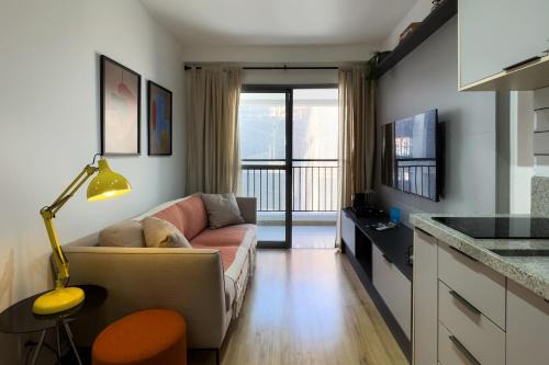 Indianopolis Apartment | Apê elegante com suíte e sala , Ibirapuera Shopping e Metrô