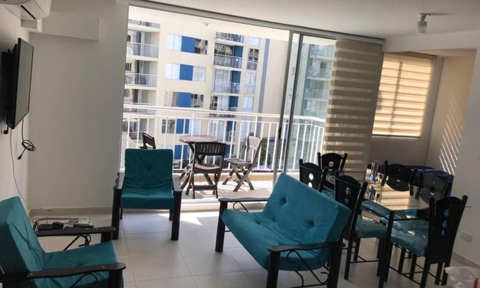 Ricaurte Apartment | Apartamento cómodo con todo lo que necesitas con Aire Acondicionado !