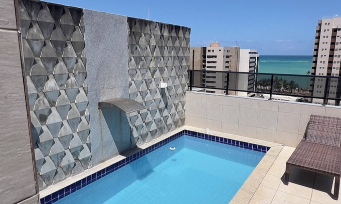 Jatiuca Apartment | Apartment 3 minutes from Jatiuca beach, 2 bedrooms, 2 air conditioning, swimming pool with views