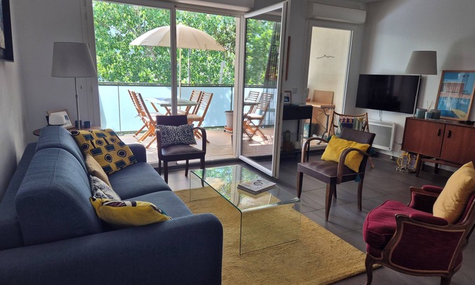 Bonneveine Apartment | Apartment 3p terrace 4 pers 2ch clim, close to Bonneveine and Prado beaches