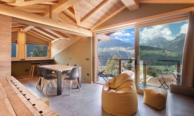 Valdisotto Apartment | Apartment "Aria di Casa Piazzi" with Mountain View, Shared Garden & Wi-Fi