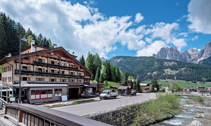 San Giovanni di Fassa Apartment | Apartment 'Badia' with Mountain View, Shared Terrace and Wi-Fi