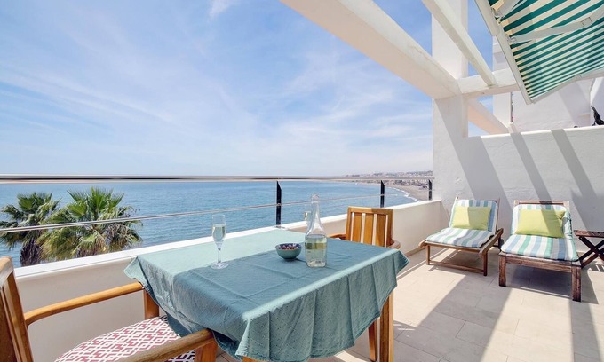 New Golden Mile Apartment | Apartment "Boulevard 205" with Sea View, Pool, Balcony, Terrace & Garden