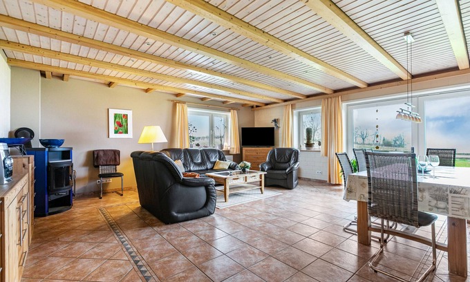 Westerholz Apartment | Apartment 'Fördehof Petersen - Sonderburg' with Sea View, Private Terrace and Wi-Fi