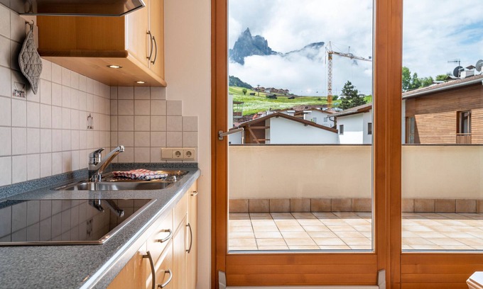 Kastelruth Apartment | Apartment 'Lafay 5' with Mountain View, Private Terrace and Wi-Fi