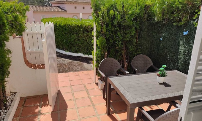 Isla Cristina Apartment | Apartment 'Mirador Del Golf' with Shared Pool, Private Terrace and Wi-Fi