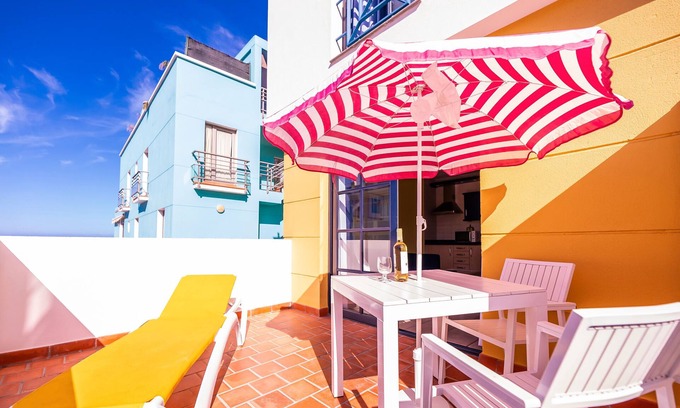 Puerto Naos Apartment | Apartment 'Nautilus 1' with Sea View, Private Terrace and Wi-Fi