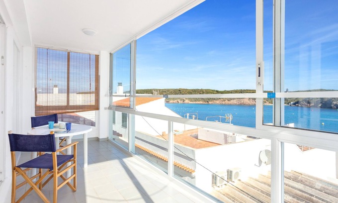 Es Grau Apartment | Apartment 'Preciosas Vistas En Es Grau' with Private Terrace, Wi-Fi and Air Conditioning