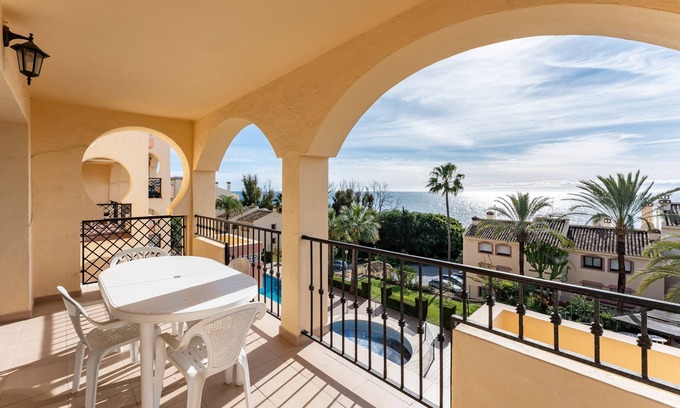 Mijas Apartment | Apartment 'Sea Views Torre Oceano 7' with Shared Pool & Wi-Fi