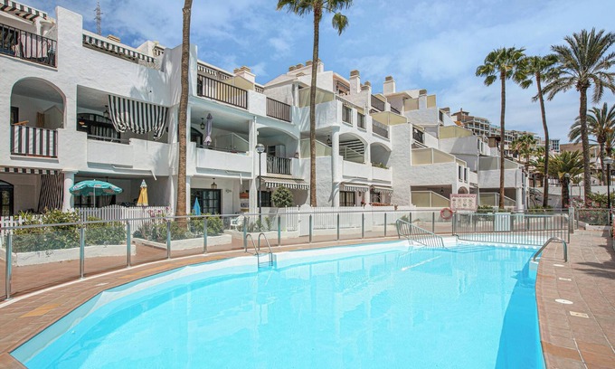 Mogan Apartment | Apartment "Villa Amanda" with Sea View, Pool, Wi-Fi, Air Conditioning & Terrace