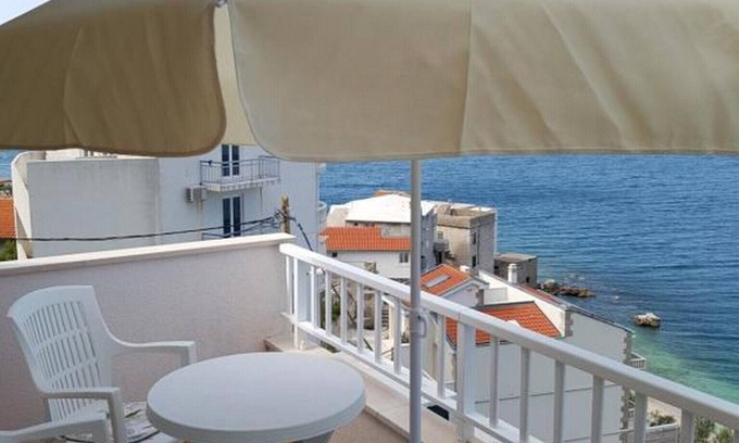 Drasnice Apartment | Apartments Jereb - One Bedroom Apartment with Balcony and Sea View (Stela)