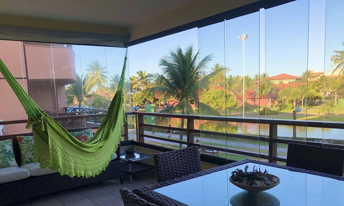 Porto das Dunas Apartment | Apt. at aquaville resort (near beach park) - 03 suites + maid room