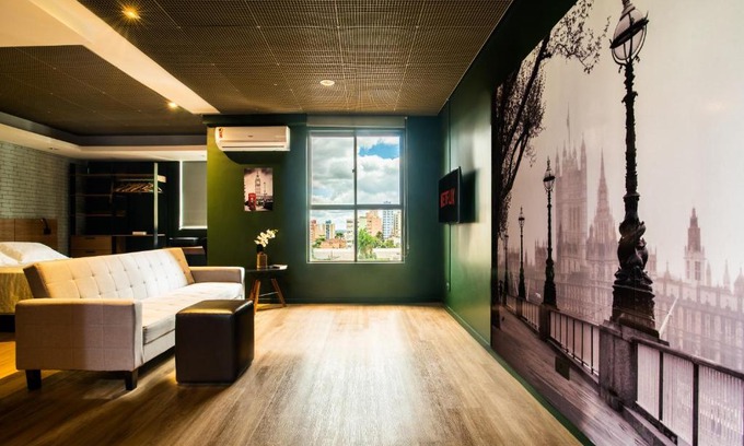 Centro Apartment | Apto Londrina Flat Hotel 704, 43 m2 , luxe, c jacuzzi