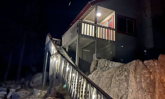 San Bernardino Cabin | ArrowBear Small Cozy Cabin with Autel Home Level 2 EV Charger.