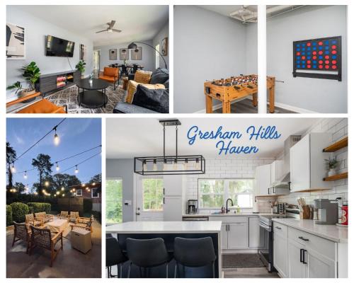Gresham Park Villa | Atlanta Gresham Hills Haven, 4bd, 4ba, 2 Kings, Firepit