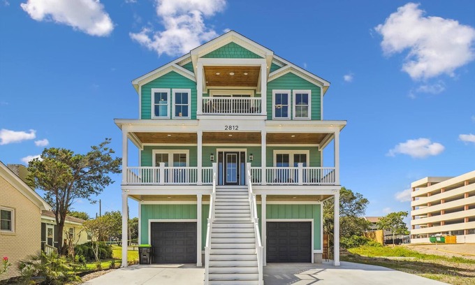 Crescent Beach House | Atlantic Oasis - Oceanview - Pool & Hot Tub - 6 Bed