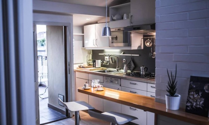 Historic Center Apartment | Attic with balcony - Bologna historical city center