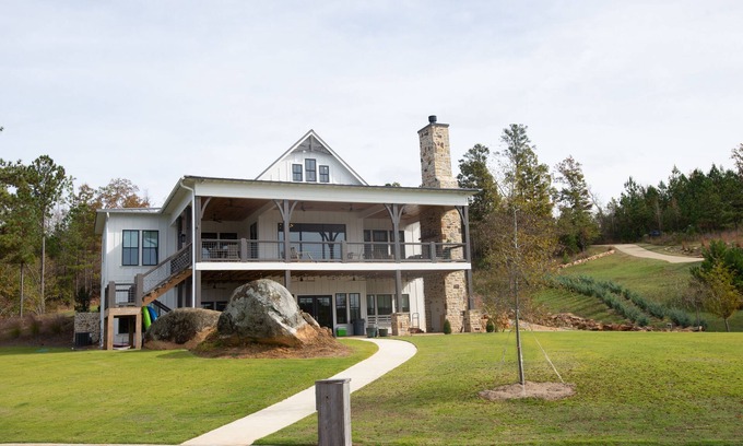 Dadeville House | Auburn Game day perfection! Beautiful Lakefront Home. Hot Tub, big water views.