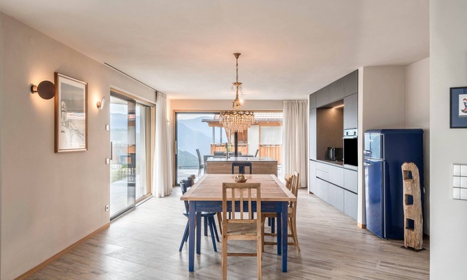 Fie allo Sciliar Apartment | 'AUMIA Apartment Saphir' with Mountain View and Terrace