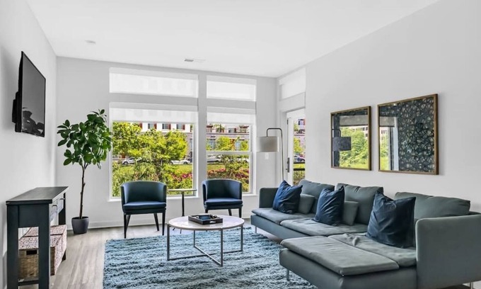 McLean Apartment | Azure Escape 2BR2BTH: Tysons Oasis with Amenities