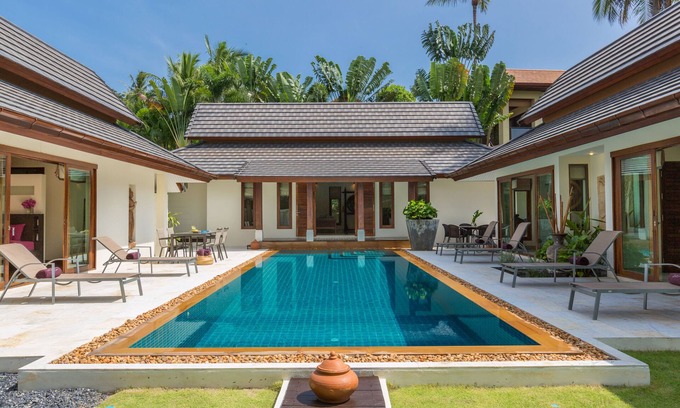 Bophut Villa | Baan Batur Is A Beautifully Designed Balinese Style Villa With Pool And Jacuzzi