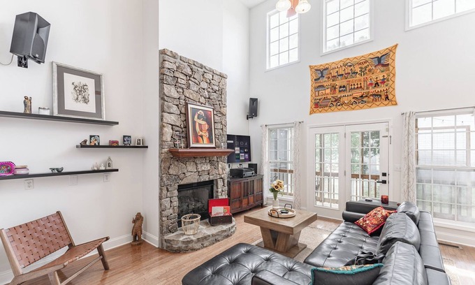 Grant House | Back Forty Overlook-a secluded mountainside farmhouse at the edge of 40 acres.