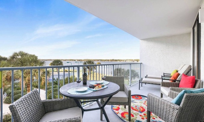 Gulf Shores Condo | Balcony Sunsets! Private Beach Access. Pool! Tennis & Pickleball!