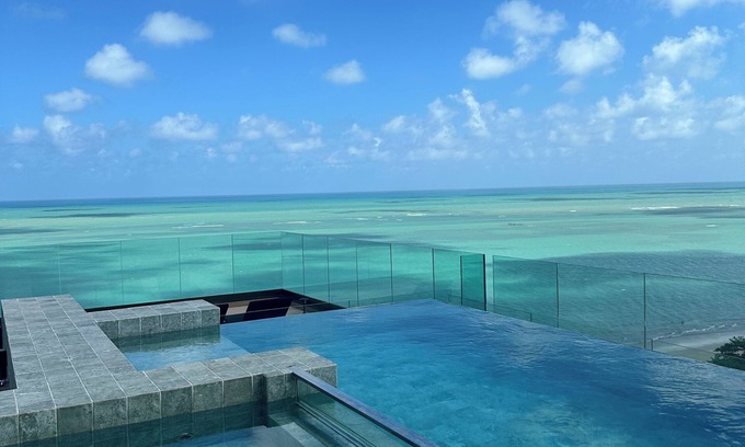 Maceio Apartment | Balcony with sea view and double Wi-Fi - NEW TIME MACEIÓ, Pajuçara seafront,