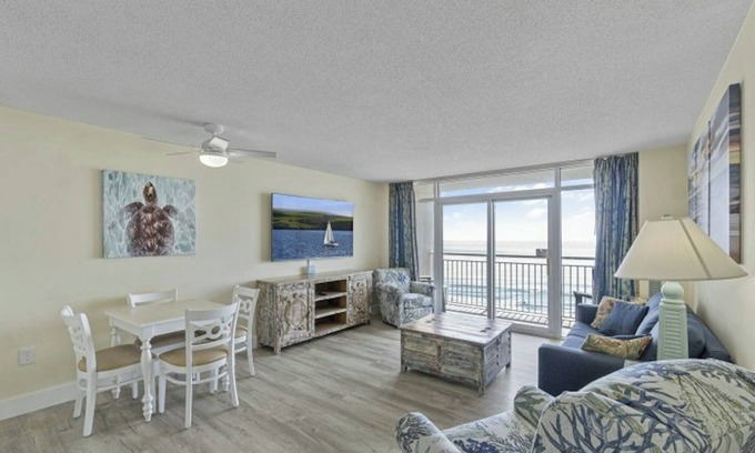 Crescent Beach Condo | Bay Watch 720-Oceanfront 1BR-Great Water Amenities