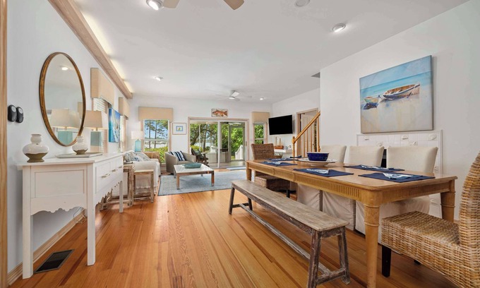 Perdido Beach House | Bayfront Compound for 23 | Fire Pit | Private Dock