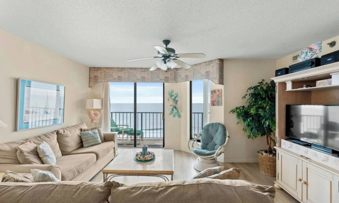 Atlantic Beach Condo | Beach Club I 8E -Oceanfront 3BR/3BA-Windy Hill