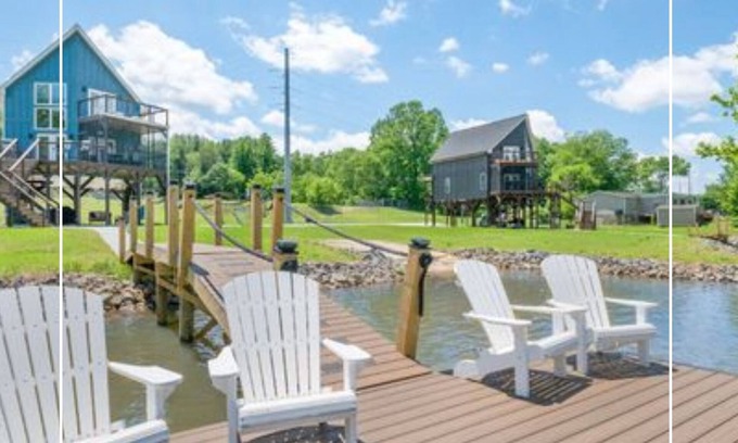 Rhodhiss Cottage | Beach cottage on the Catawba River with lots of outdoor space!