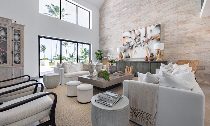 Las Terrenas Ski Chalet | BEACH FRONT- NEW VILLA - for 12 guests -4 rooms. Fully equiped