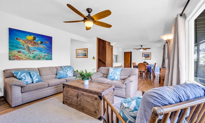 Waimanalo Beach House | Beach Paradise Hawaiian Vacation Home: 300 feet From White Sand Beach, A/C