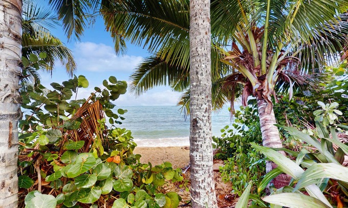 Waialua House | Beachfront home w/detached studio, lanai, hot tub, beach access and WIFI